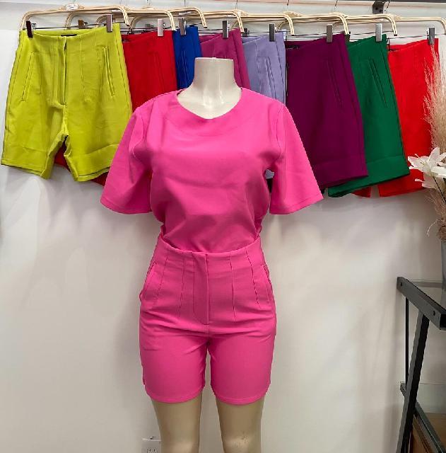SHORT REY DE VESTIR CINTURA ALTA CON PINZAS